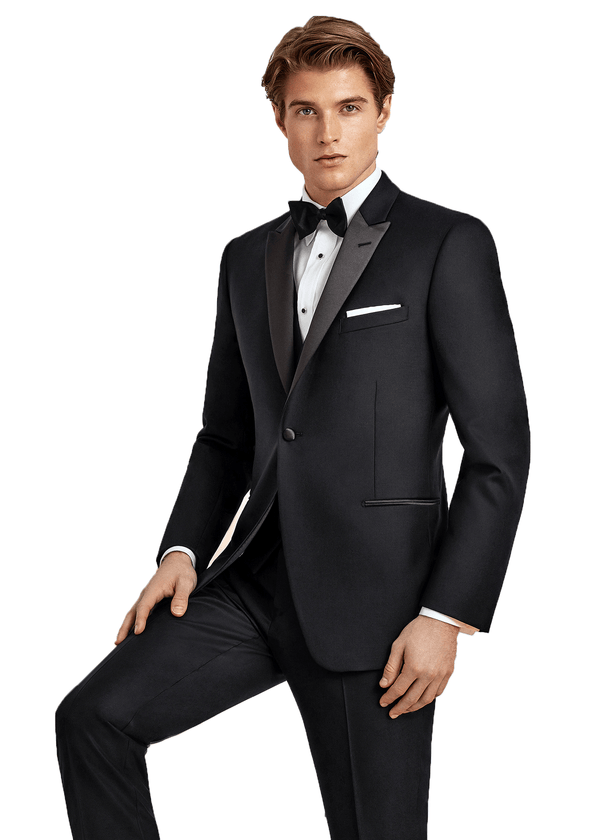 ike behar Jackson Black Tuxedo