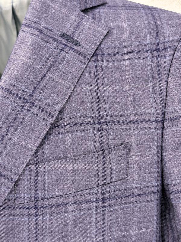 Ike Behar Lavender Check Sport Coat
