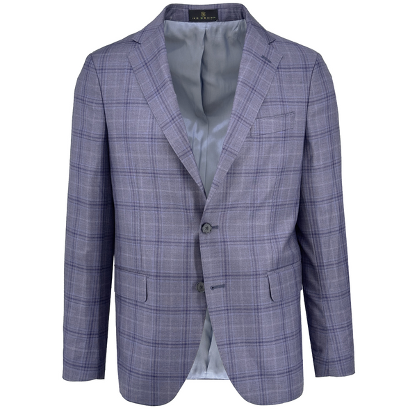 ike behar Lavender Check Sport Coat