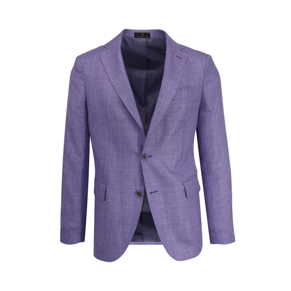 Ike Behar Lavender Melange Basket Weave Sport Coat