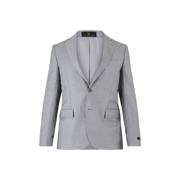 Ike Behar Light Grey Pin Stripe Suit