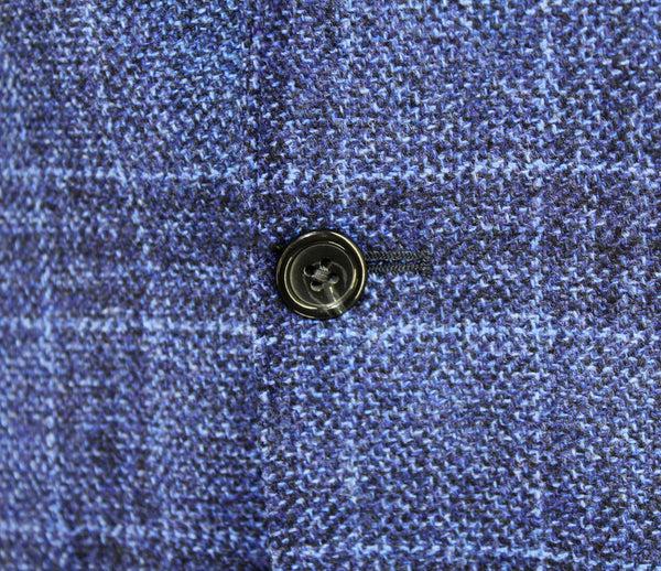 Ike Behar Light Navy Check Cashmere Sport Coat