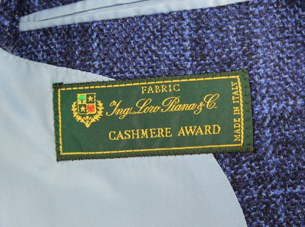 Ike Behar Light Navy Check Cashmere Sport Coat