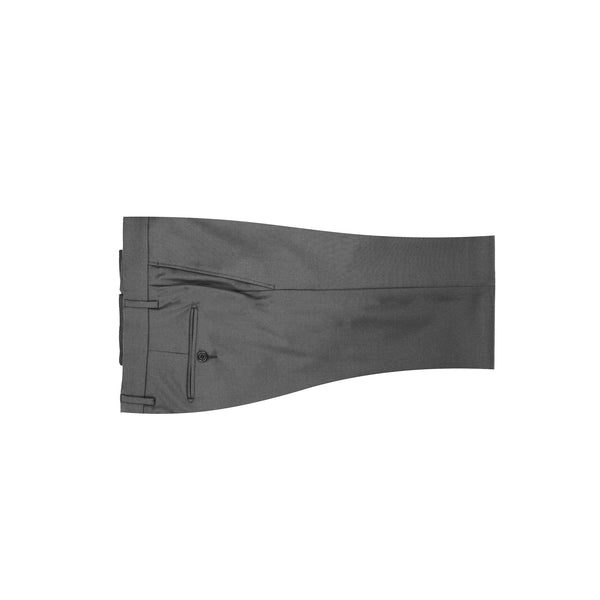 Ike Behar Mid-Grey Loro Piana Twill Dress Pant
