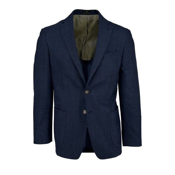 Ike Behar Navy Denim Sport Coat