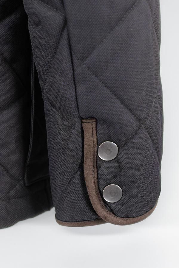 Ike Behar Navy Enfield Quilted Jacket