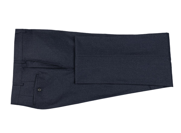 ike behar Navy Flannel Dress Pants