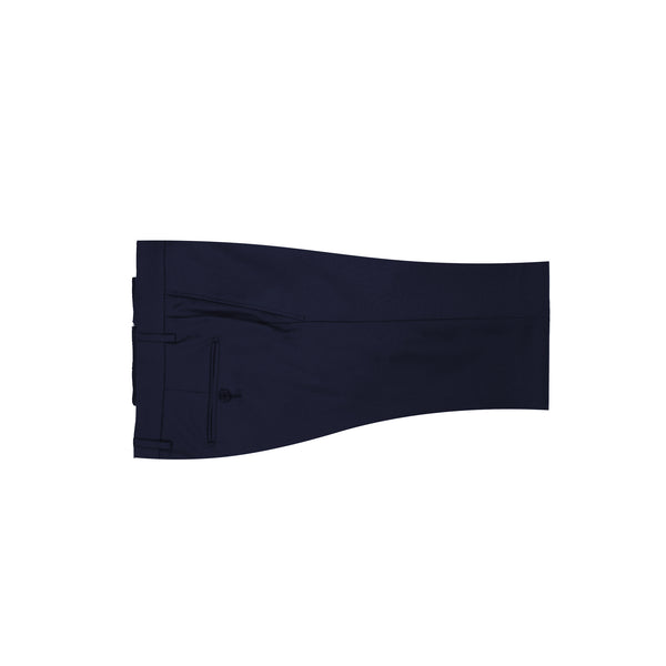 Ike Behar Navy Loro Piana Twill Dress Pant