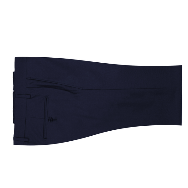 ike behar Navy Loro Piana Twill Dress Pant