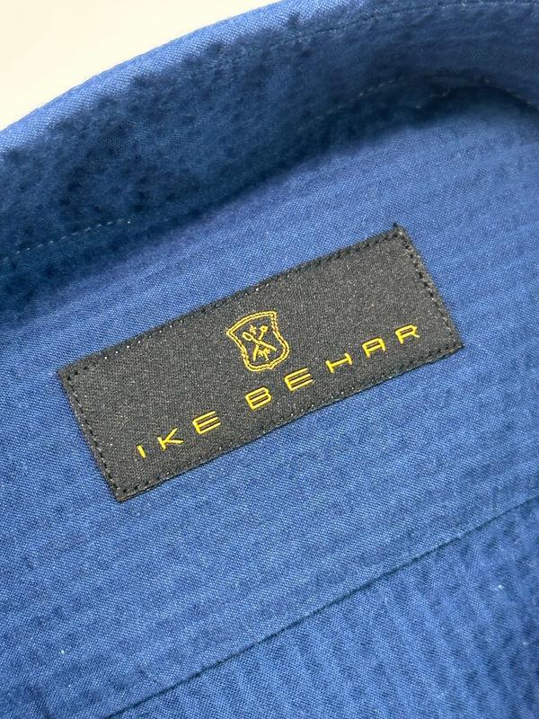 Ike Behar Navy Seersucker Shirt