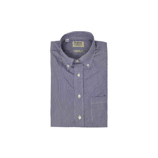 Ike Behar Navy Stripe Button-Down Shirt