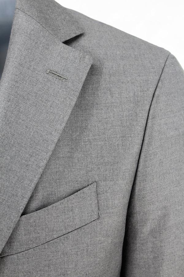 Ike Behar Notch Lapel Light Grey Suit