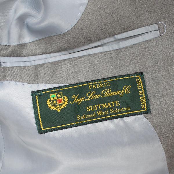 Ike Behar Notch Lapel Light Grey Suit