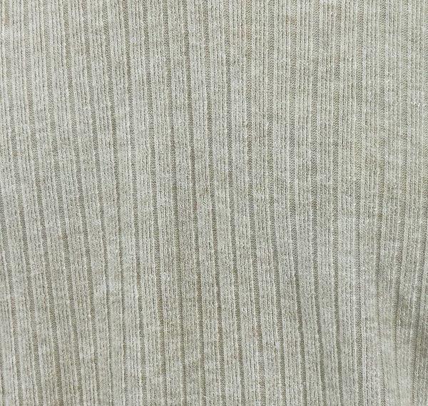 Ike Behar Oatmeal Ribbed Sweater Knit Polo