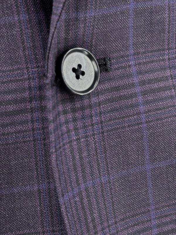Ike Behar Plum Check Sport Coat