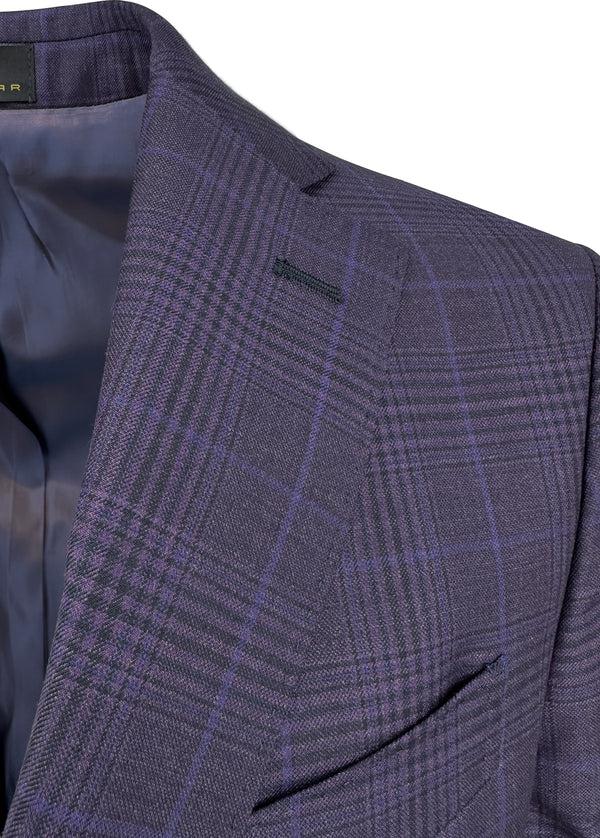Ike Behar Plum Check Sport Coat