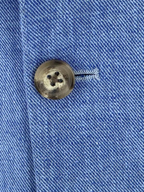 Ike Behar Sky Blue Twill Sport Coat