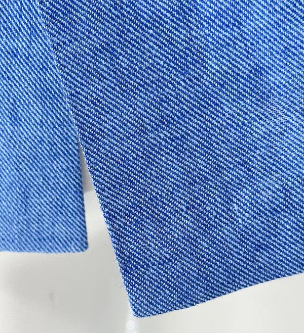 Ike Behar Sky Blue Twill Sport Coat