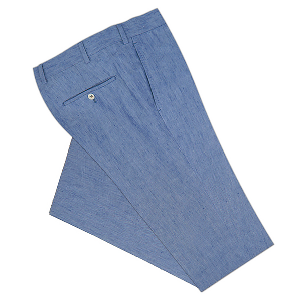 ike behar Sky Linen Dress Pants