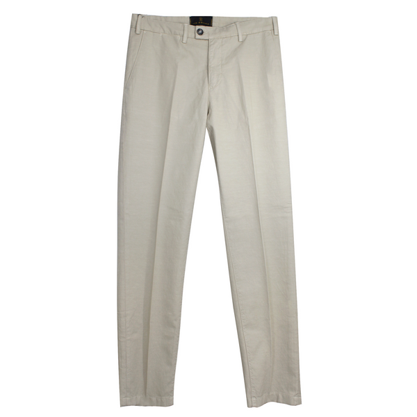 ike behar Tan Stretch Chino Pant