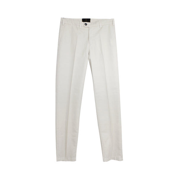 Ike Behar White Chino Pant