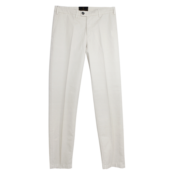 ike behar White Chino Pant