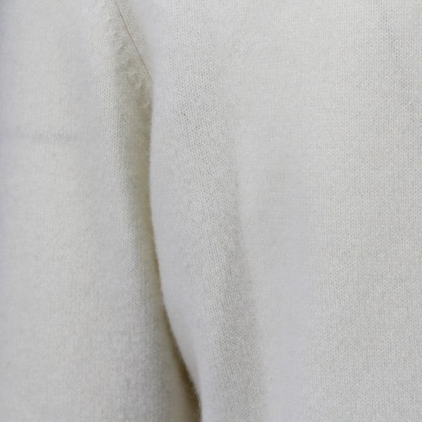 Ike Behar White Haze Crewneck Cashmere Sweater