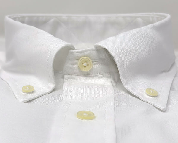Ike Behar White Oxford Button-Down Shirt