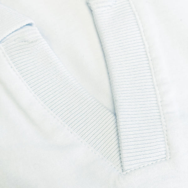 Ike Behar White Pima Johnny Collar Polo