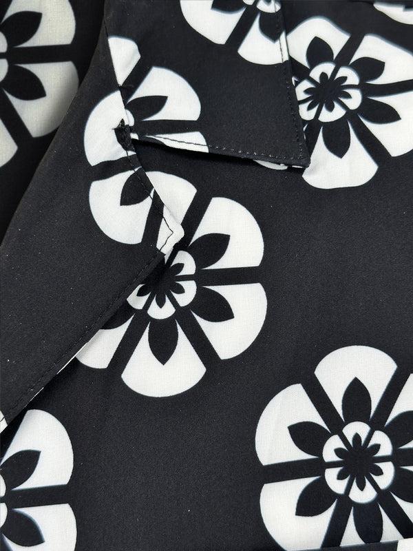 Ike Behar Midnight Floral Top & Bottom Cabana Swim Set