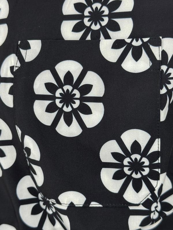 Ike Behar Midnight Floral Top & Bottom Cabana Swim Set