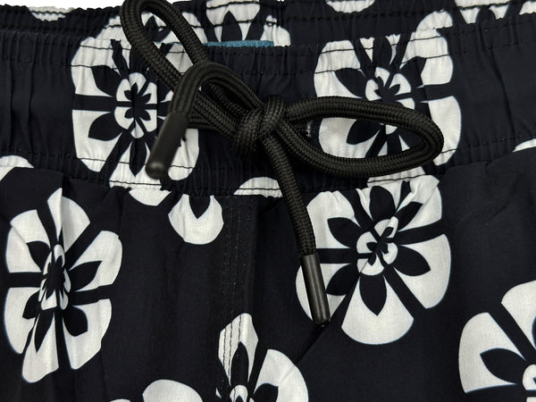 Ike Behar Midnight Floral Top & Bottom Cabana Swim Set