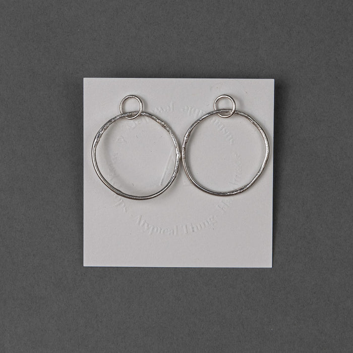 ikon Atypical Thing Jewellery Double Round Earrings