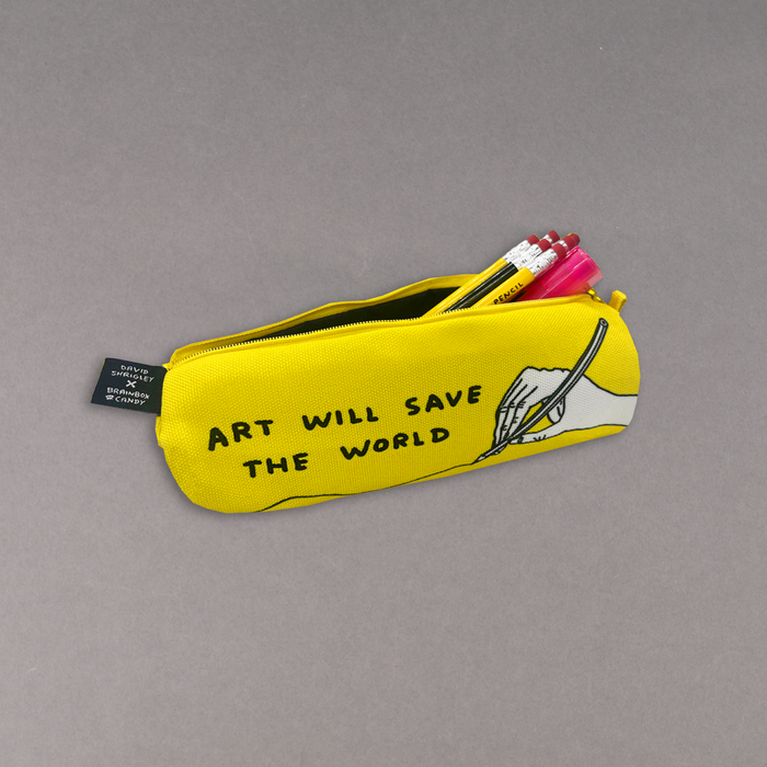 ikon David Shrigley Art Will Save The World - Pencil Case