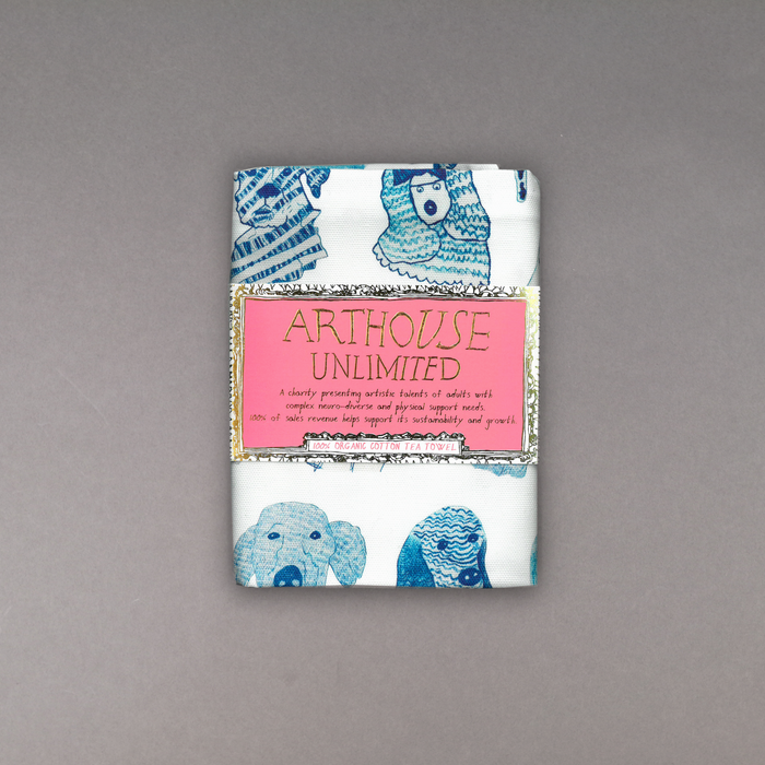ikon ARTHOUSE Unlimited Blue Dogs Tea Towel
