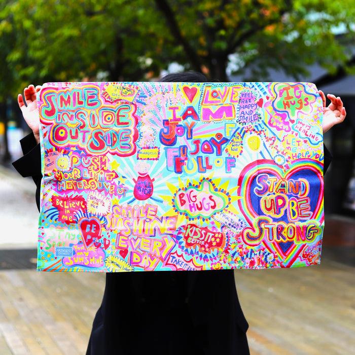 Ikon ARTHOUSE Unlimited Full Of Joy Tea Towel