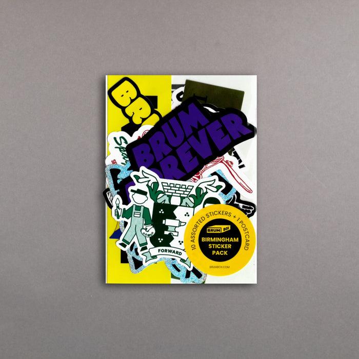 ikon Brum Box Birmingham Sticker Pack - Mixed