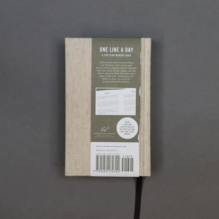 Ikon Chronicle Books Canvas One Line A Day
