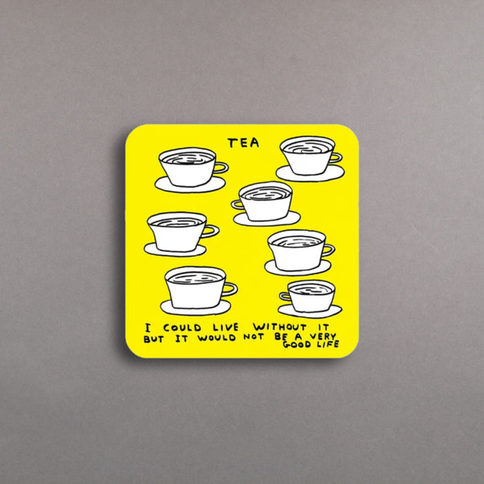 ikon David Shrigley Live Without Tea - Coaster