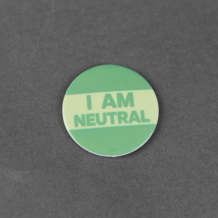 Ikon Ikon I Am NEUTRAL Pin Badge