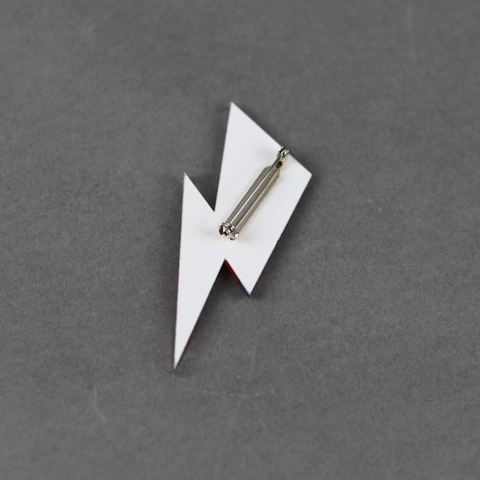 Ikon My World Lightning Bolt David Bowie Brooch
