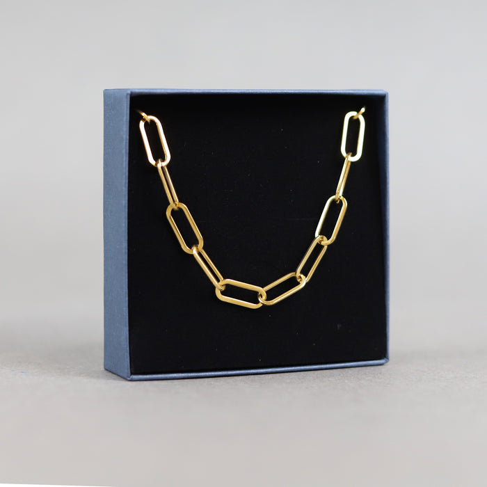 ikon Nordic Muse Gold Chunky Chain Link Necklace