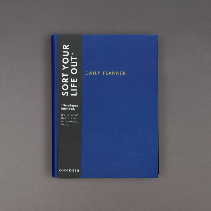 ikon Ohh Deer Ultramarine Fabric Daily Planner