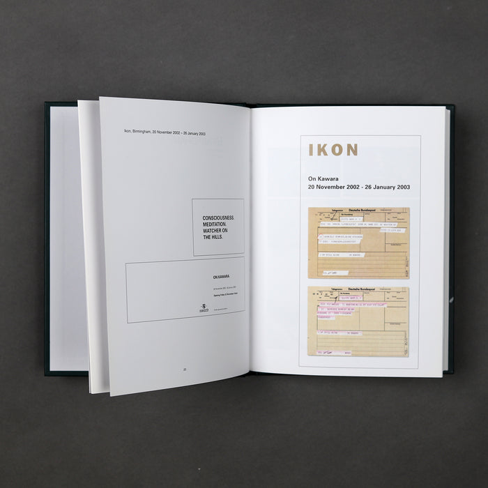 Ikon Ikon On Kawara: Consciousness. Meditation. Watcher On The Hills