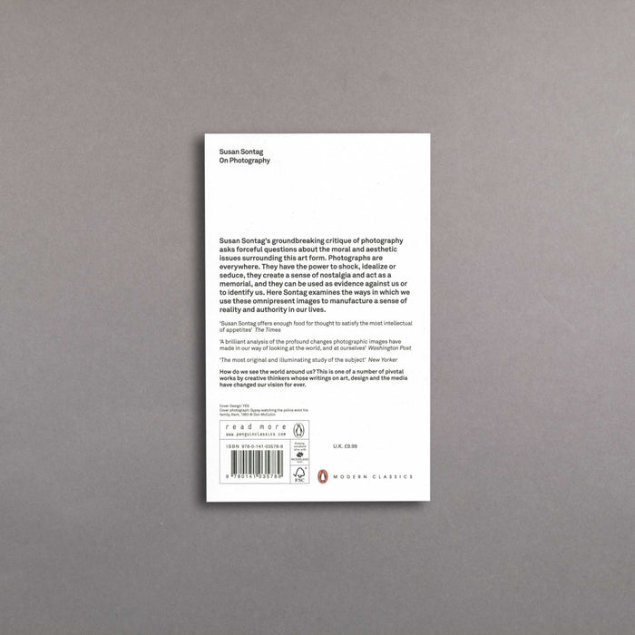 Ikon Penguin On Photography Susan Sontag