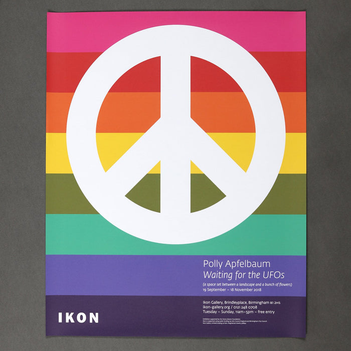 Ikon Ikon Polly Apfelbaum: Waiting For The UFOs Peace Poster