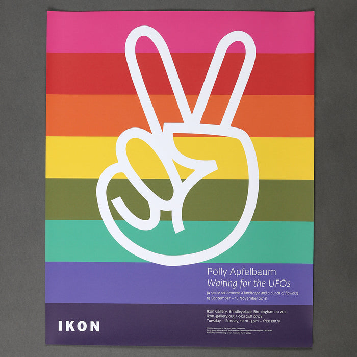 ikon Ikon Polly Apfelbaum: Waiting for the UFOs Peace Poster