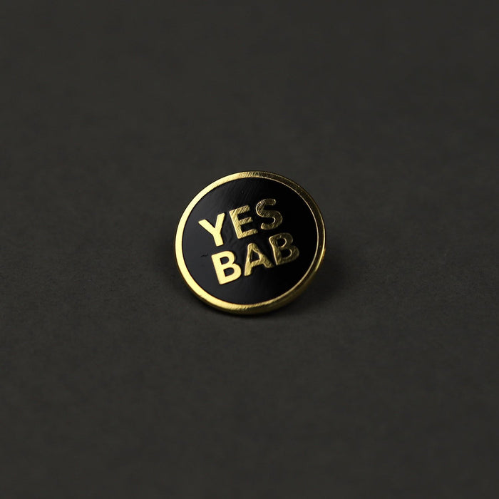 ikon Punks and Chancers Yes Bab Round Enamel Pin