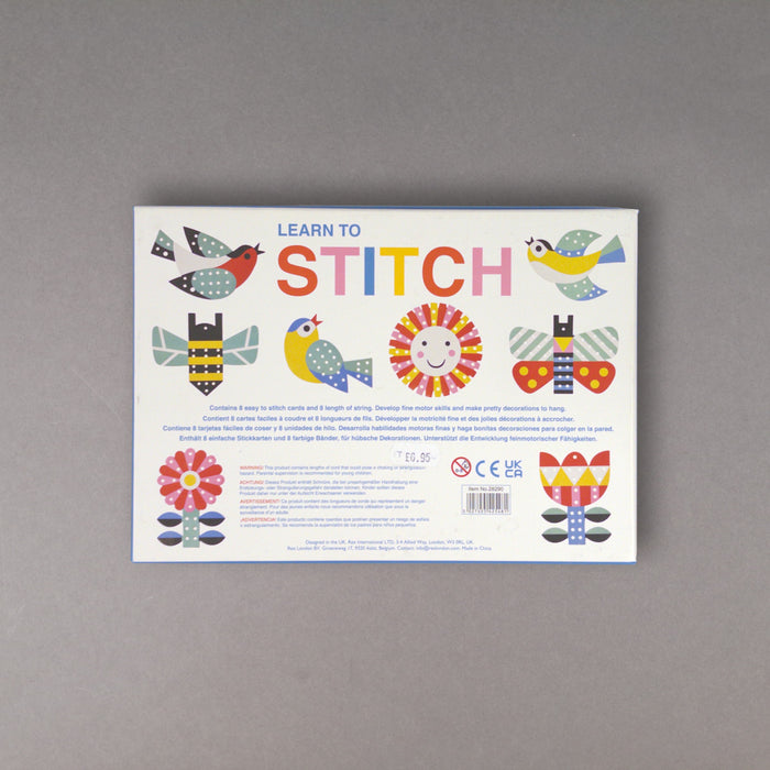 Ikon Rex London Cardboard Learn To Stitch Activity