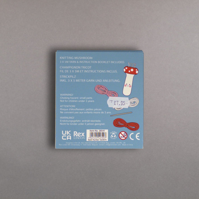 Ikon Rex London Knitting Mushroom Kit